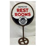 DSP REST ROOMS SPEARS LOLLY POP SIGN