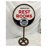 W/ EMB. MARINE DIV. CAST BASE