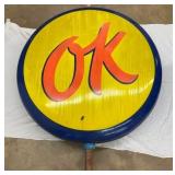 ORIG. DSP 5FT. OK POLE SIGN