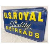 1959 EMB. SST US ROYAL SIGN 33X19