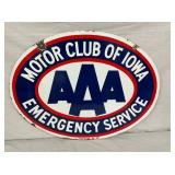 DSP AAA EMERGENCY SERVICE SIGN 30X23