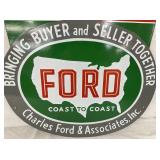 CLOSEUP VIEW DEALER SIGN