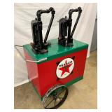 RESTORED TEXACO DOUBLE PUMP