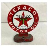 PORC. TEXACO PADDLE PUMP SIGN