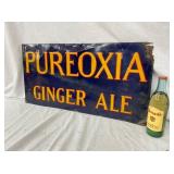 SIGN AND GINGER ALE BOTTLE