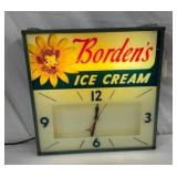 BORDENS LIGHTUP ICE CREAM CLOCK