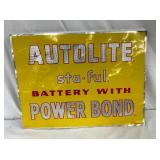 SST AUTOLITE RELECTIVE SIGN 24X18