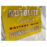 SST AUTOLITE RELECTIVE SIGN 24X18