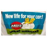 OLD STOCK AMOCO BANNER W/ CHIC. 62X33