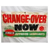 OLD STOCK AMOCO CHANGE OVER BANNER 60X35