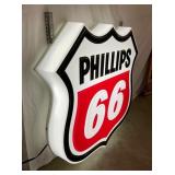 LIGHTED PHILLIPS 66 W/ BRACKET