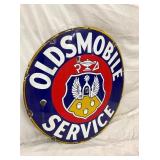SSP OLDSMOBILE SERVICE DEALER SIGN