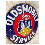 SSP OLDSMOBILE SERVICE DEALER SIGN