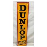 1961 SST EMB. VERTICAL DUNLOP SIGN 14X60