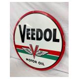 24IN SST VEEDOL MOTOR OIL SIGN