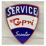 SSP CAPRI SCOOTER DEALER SIGN 16X20