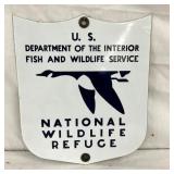 SSP US WILDLIFE REFUGE SIGN 13X15