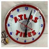 EARLY 16IN ATLAS TIRES SELF STARTER