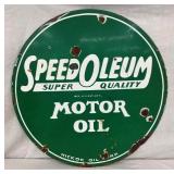 SIDE 2 SPEED OLEUM OIL SIGN