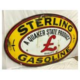 DSP 7FT.X5FT. STERLING GASOLINE SIGN