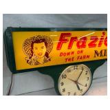 DOWN ON THE FARM MILK CLOCK