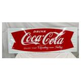 SSP COKE FISHTAIL SLED SIGN 64X24