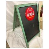 SIDEWALK SIGN W/ DOUBLE CAPS