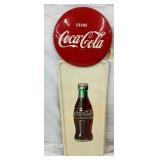 1947 SST COKE PILLAR SIGN W/BOTTLE 16X54