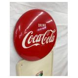 1947 SST COKE PILLAR SIGN W/BOTTLE 16X54