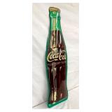SST CONVEX COKE BOTTLE SIGN 10X36