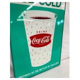 VERTICAL ICE COLD COKE SIGN 20X28