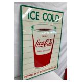 NICE VERTICAL ICE COLD COKE 20X28