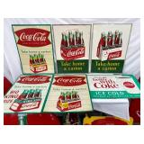 REALLY NICE COCA COLA VERTICAL SIGNS