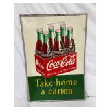 1952 SST TAKE HOME A CARTON COKE 20X28