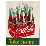 CLOSEUP VERTICAL SIGN W/ RED CARTON