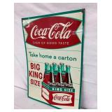 1959 COKE FISHTAIL KING SIZE 20X28