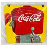 DSP COCA COLA FOUNTAIN SIGN 26X25