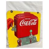 DSP COCA COLA FOUNTAIN SIGN 26X25