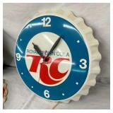 18IN ROYAL CROWN CAP CLOCK