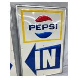 EMB. PEPSI SIGN 23X36