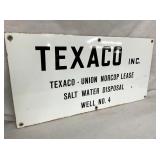SSP TEXACO INC SIGN 24X12