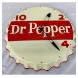 18IN 1961 DR. PEPPER CAP CLOCK