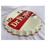 18IN 1961 DR. PEPPER CAP CLOCK