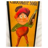 EARLY VERTICAL MASONITE CHOC. BROWNIE