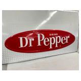 CLOSEUP VIEW DR. PEPPER SIGN