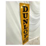 SST EMB. VERT. DUNLOP TIRES SIGN 14X60