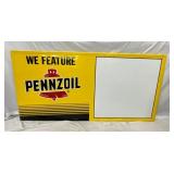 OLD STOCK PENNZOIL SIGN 71X35