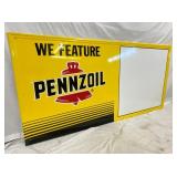 OLD STOCK PENNZOIL SIGN 71X35