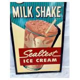 SEALTEST ICE CREAM MILKSHAKE SIGN