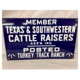SSP MEMBER TX CATTLE RAISERS 20X12